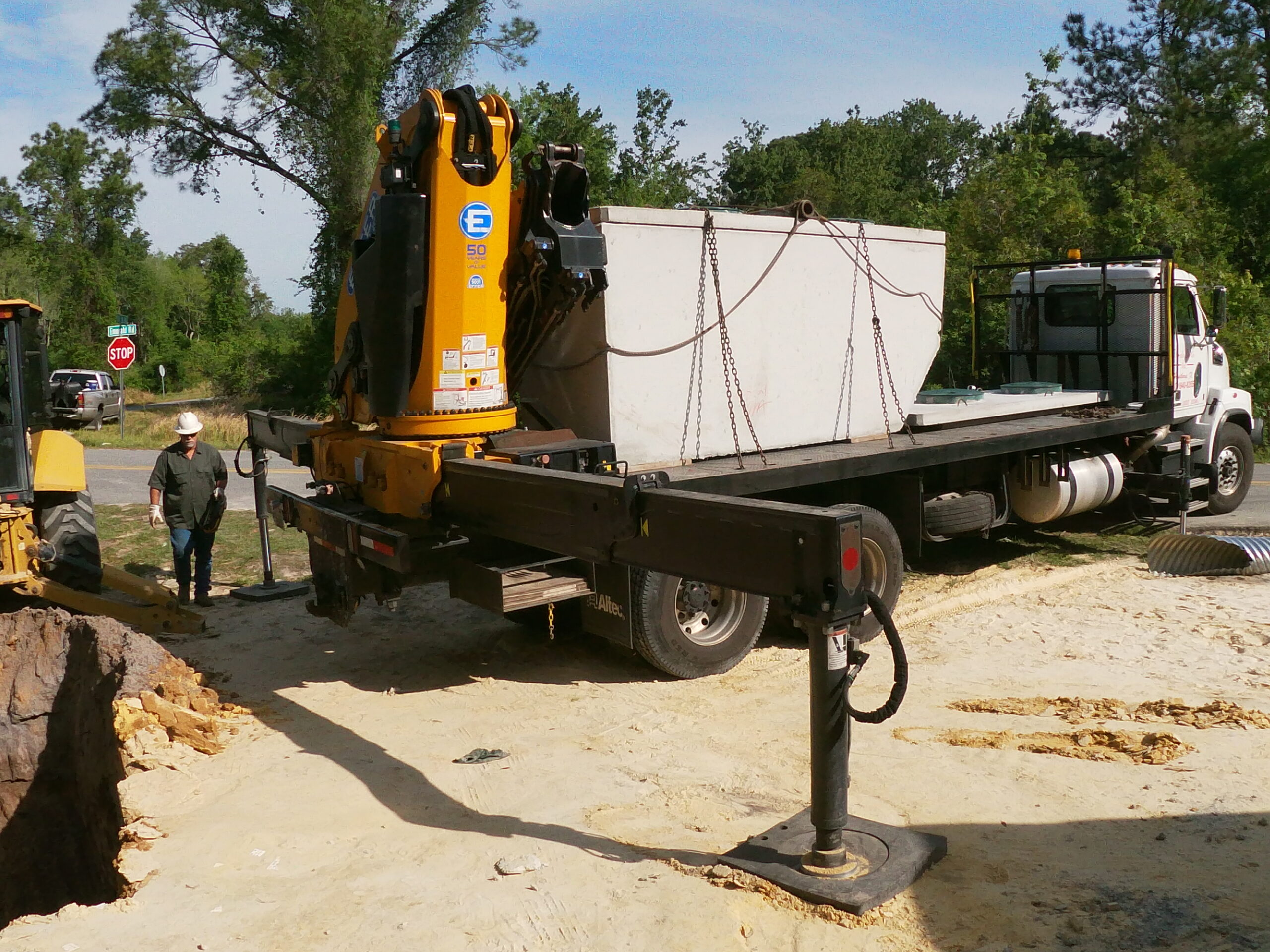 Image of Florida Septic delivering Florida Approved ATU nitrogen reduction systems installation