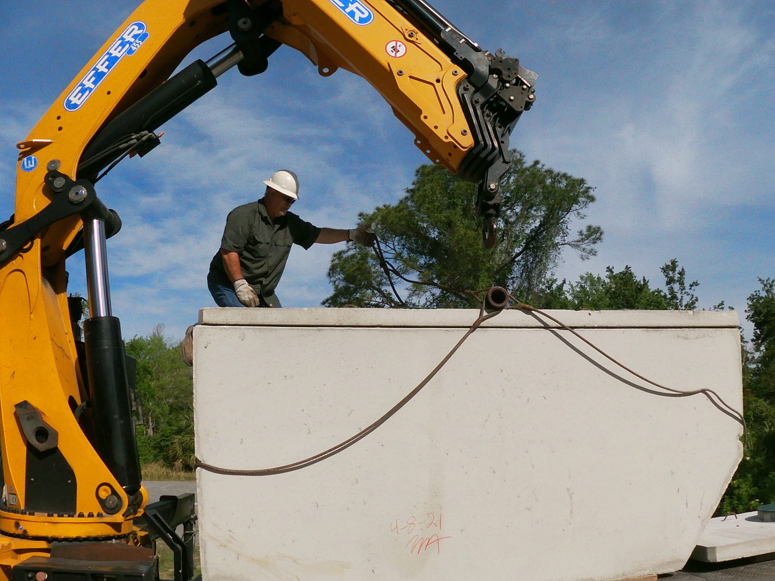 Installing a Florida Approved ATU nitrogen reduction systems installation